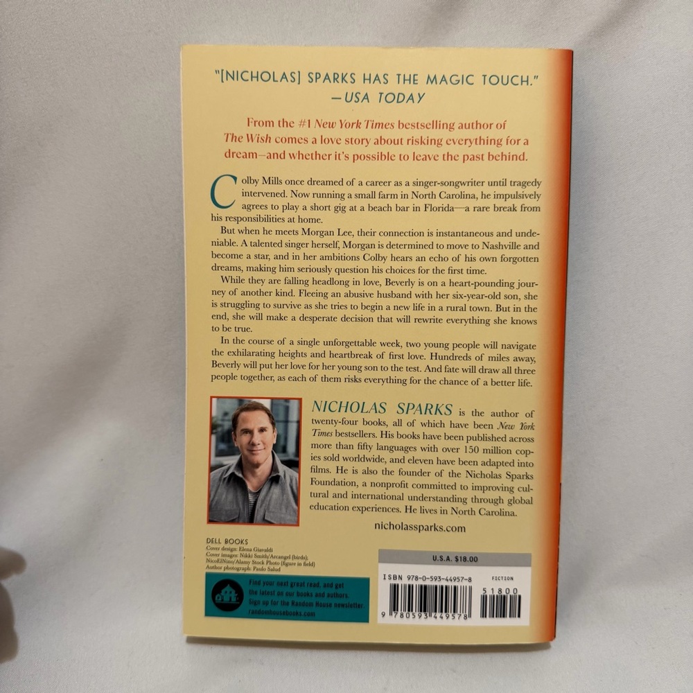 Dreamland by Nicholas Sparks - Multicolor Cover - Picture 3 of 5